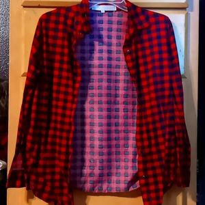 Button up long sleeve blouse